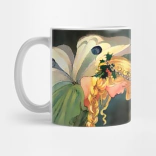 blonde fairy with braids Mug